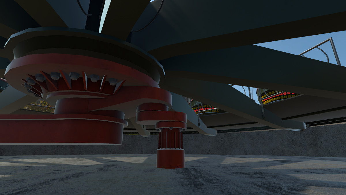 High Detail Fairground Ride 04 - DiscoRound