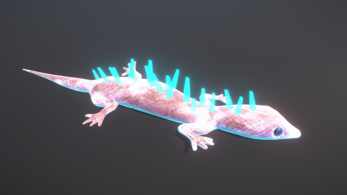 Freezable Lizards Pack 3D