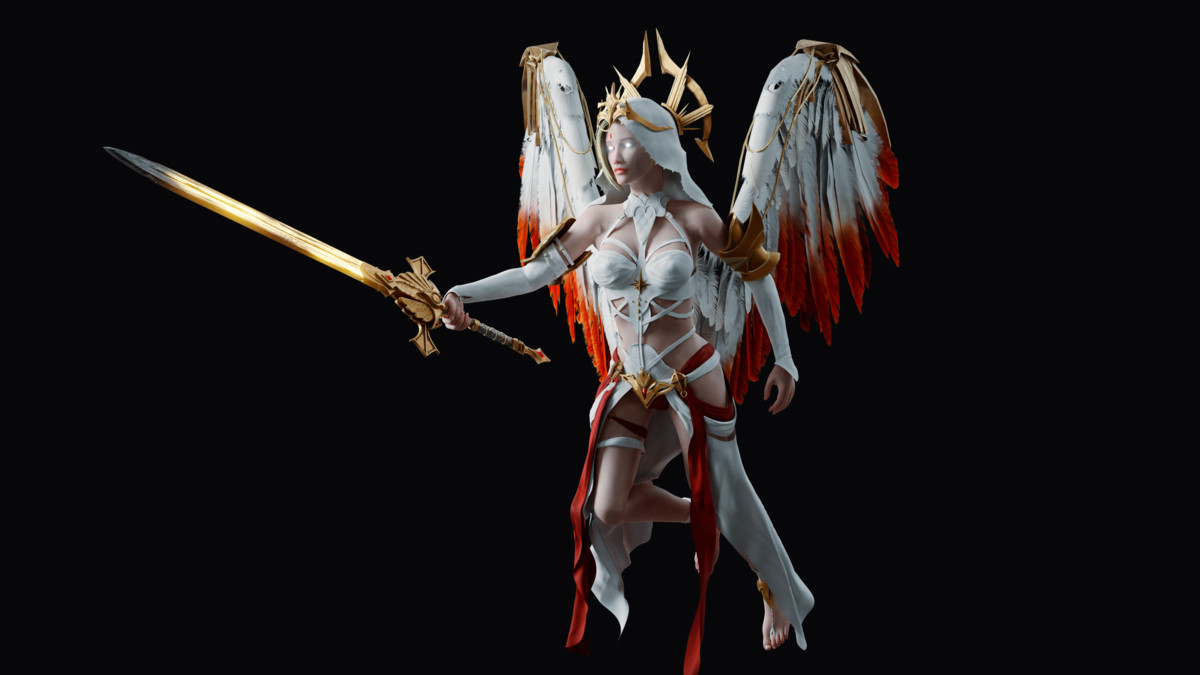 Female Angel Knight