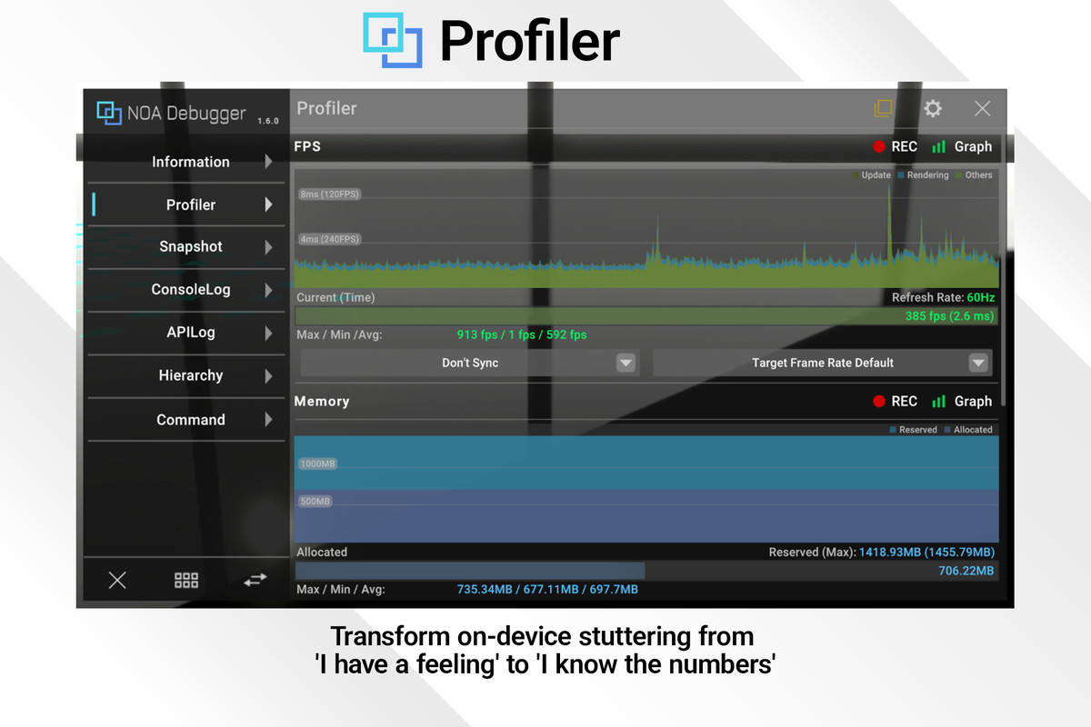 NOA Debugger for Unity