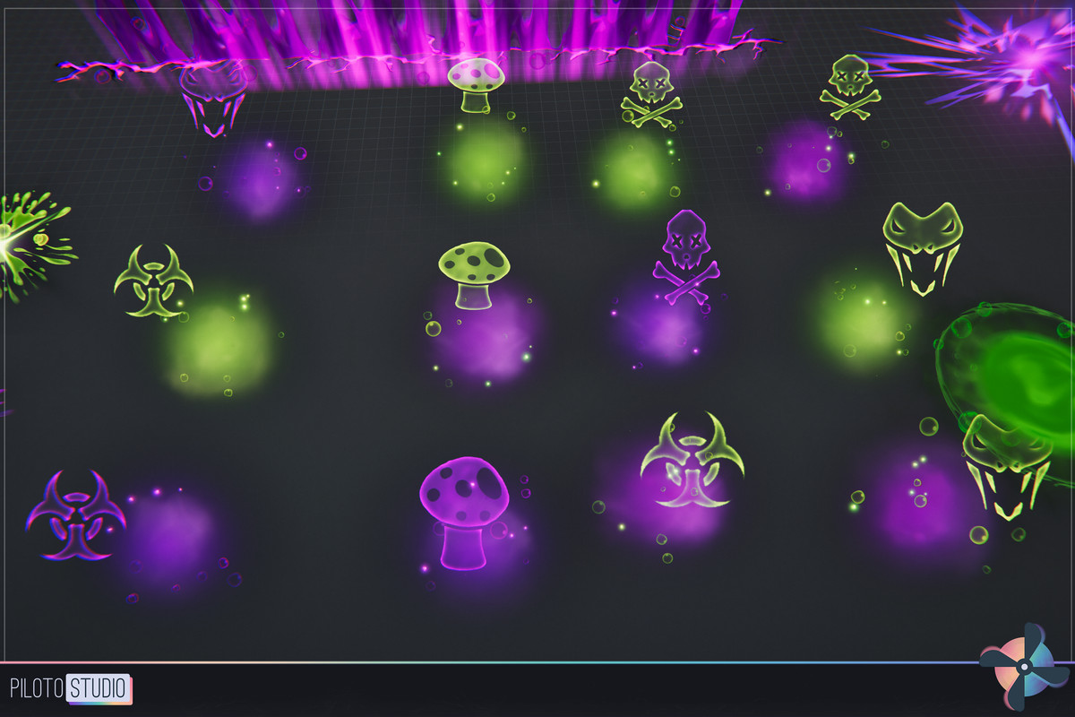 Poison Magic Stylized VFX Starter Kit