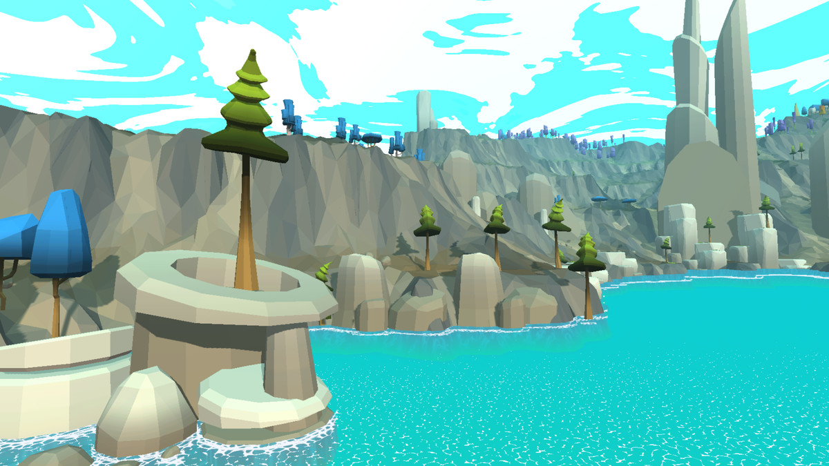 Low Poly Stylized Tiny Forest