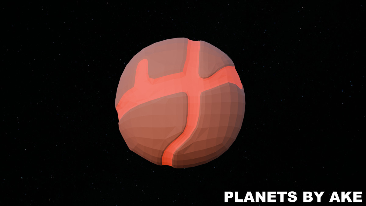 Low Poly Planets by Ake
