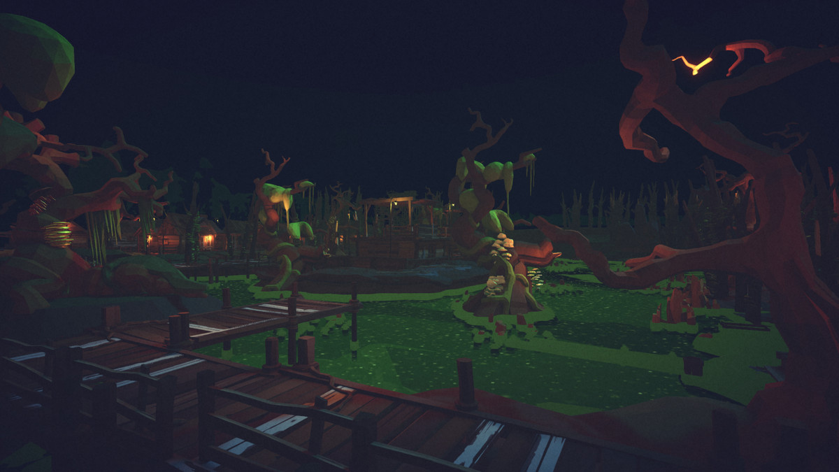 Low Poly Swamp Village – ModulaCraft PRO