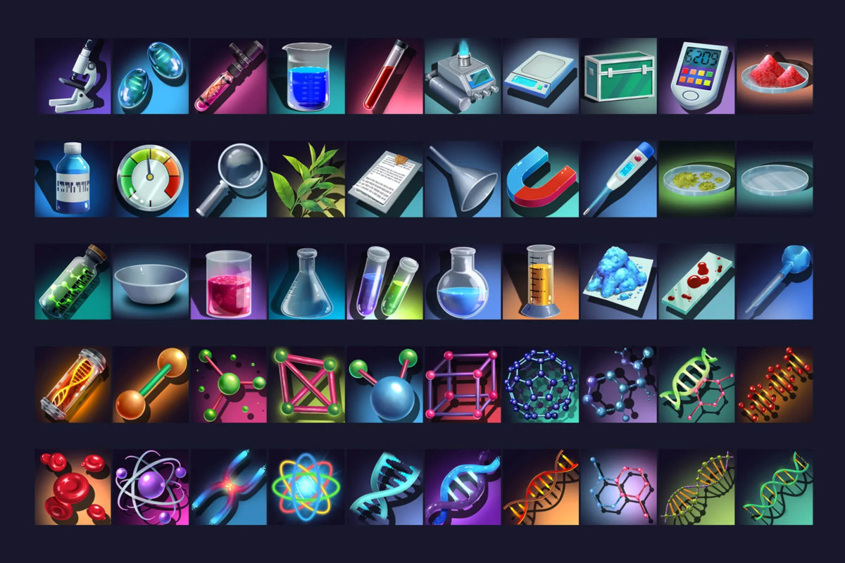 2700 Cyberpunk RPG Icons Pack