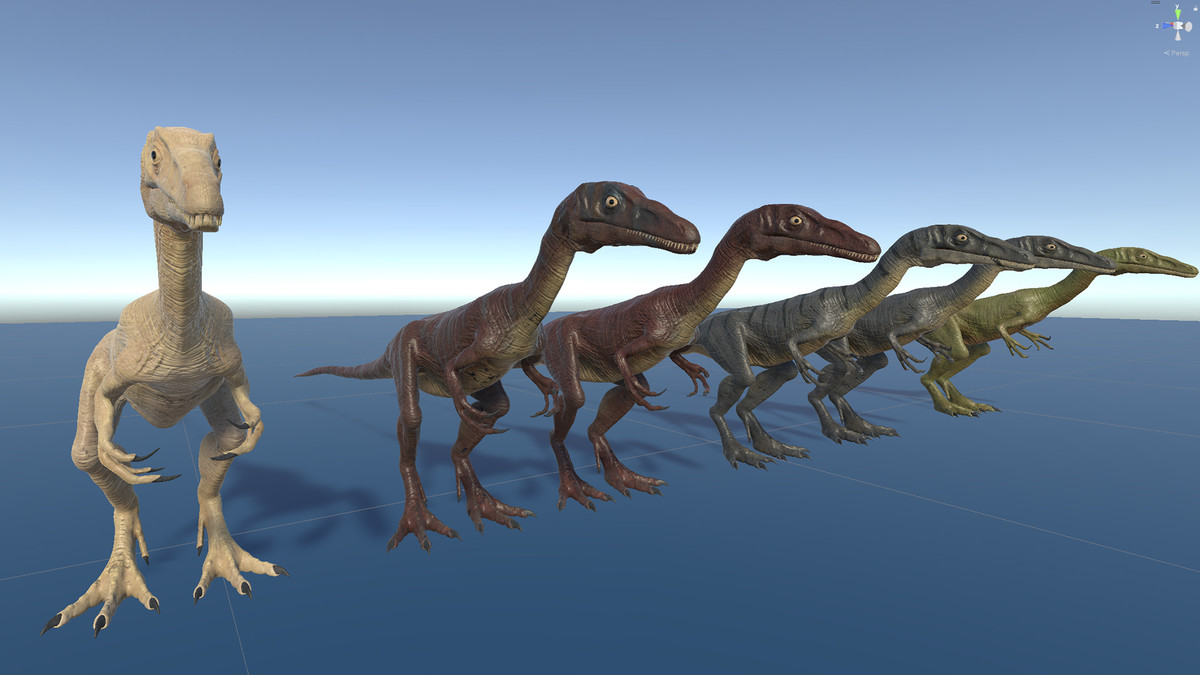 Dinosaur-Compsognathus - 110 Animations