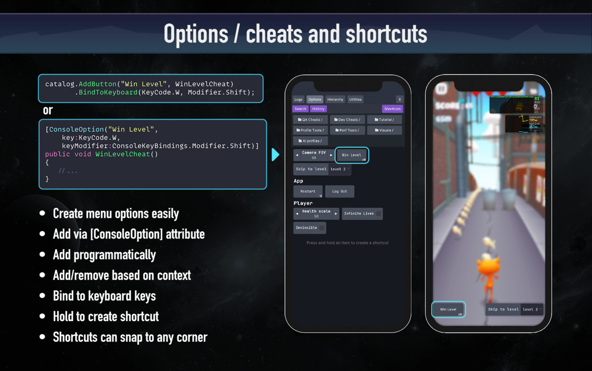 Ninjadini Debug Console, Logger & Inspector — In-Game & Editor Tools for Unity