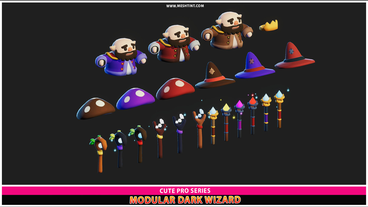 Monsters Ultimate Pack 11 Cute Pro Series