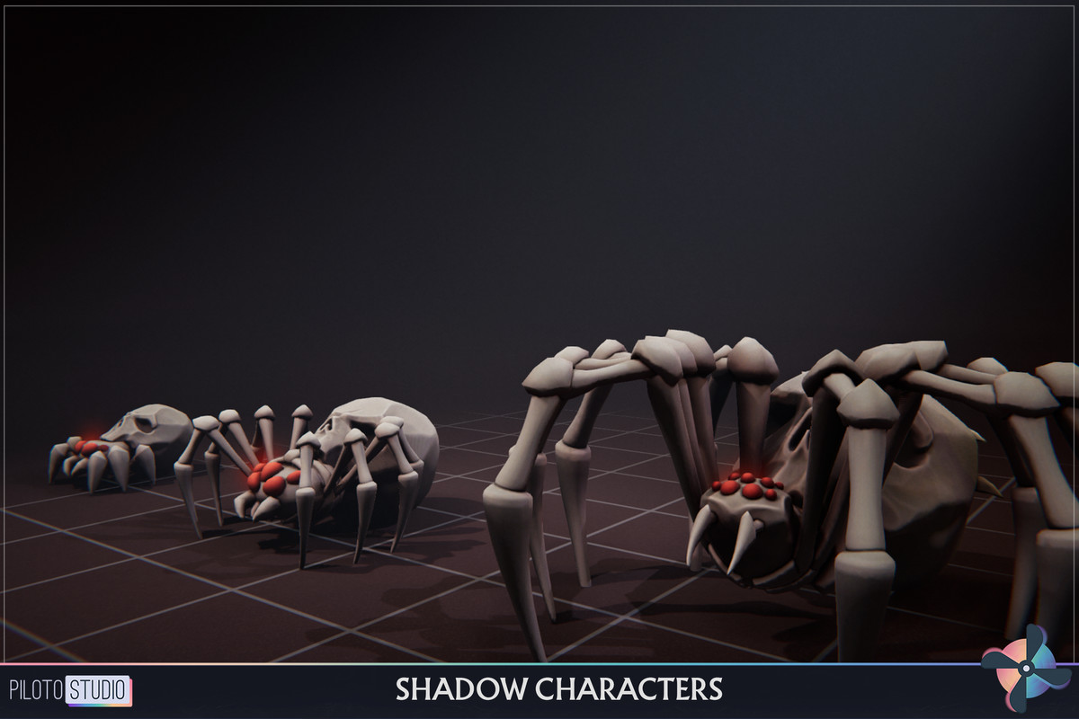 Shadow Ultimate MegaPack- 12 Families + Boss - 39 Characters + Animations