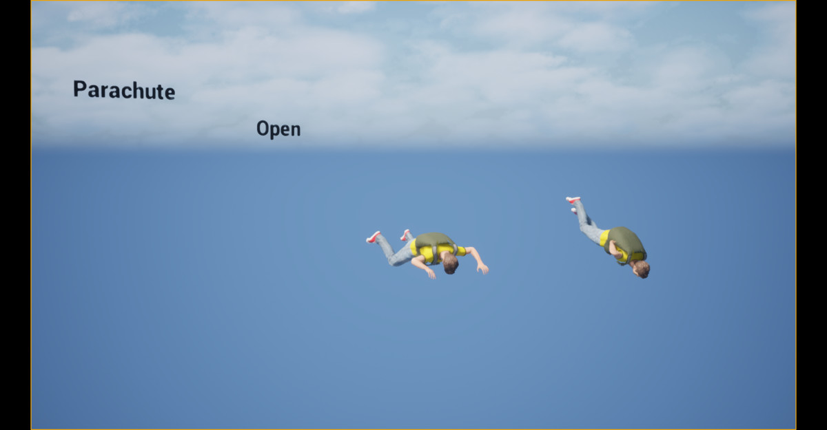 Parachute & Skydive Animation