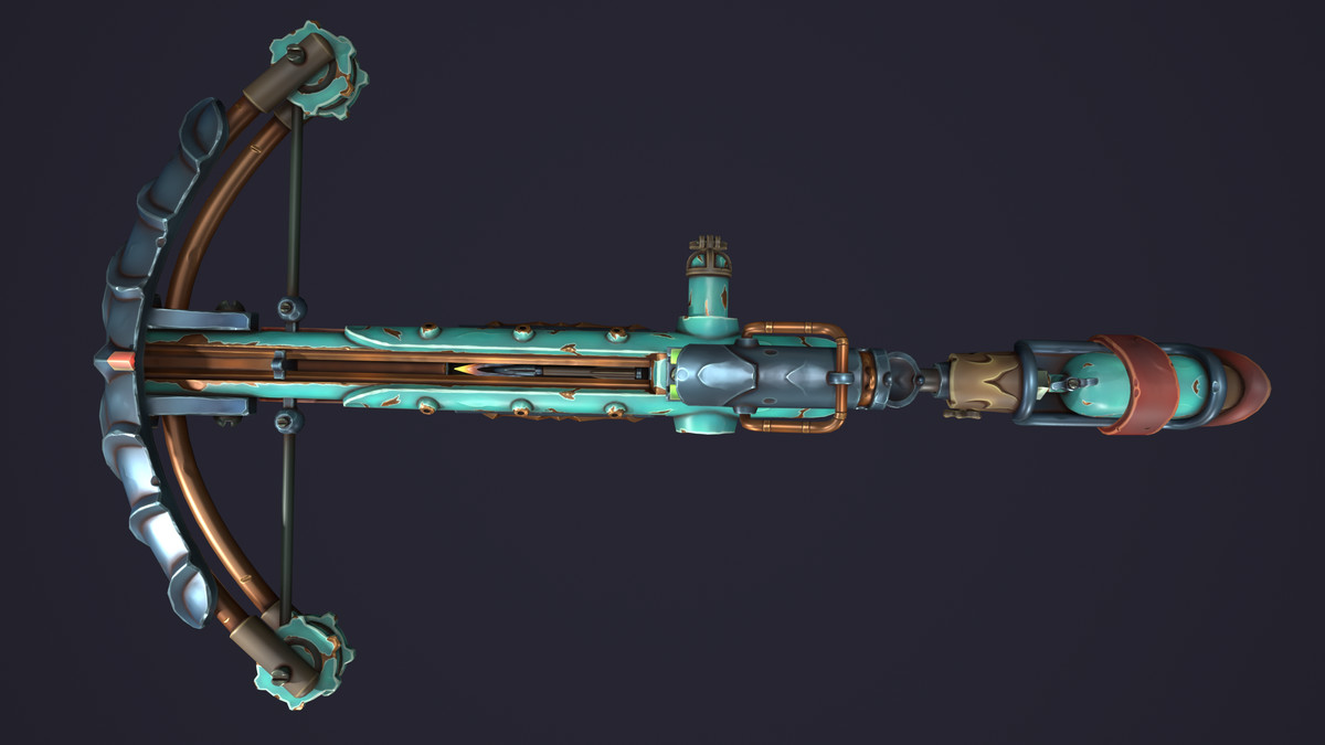 Steampunk crossbow