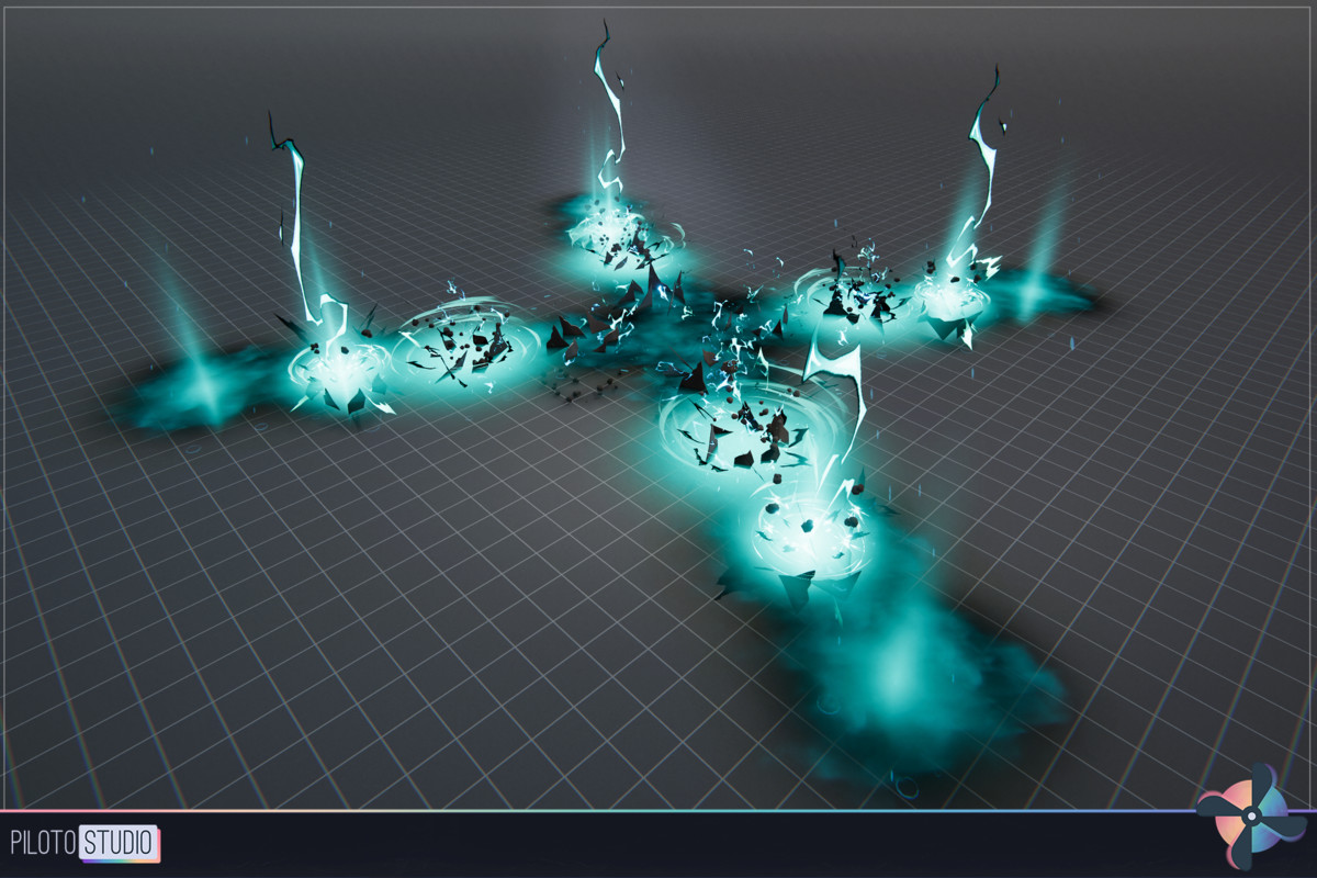Roguelike Metalstorm Magic VFX