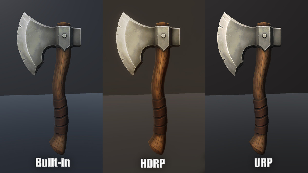 Medieval Axe Set - Game Ready Weapon