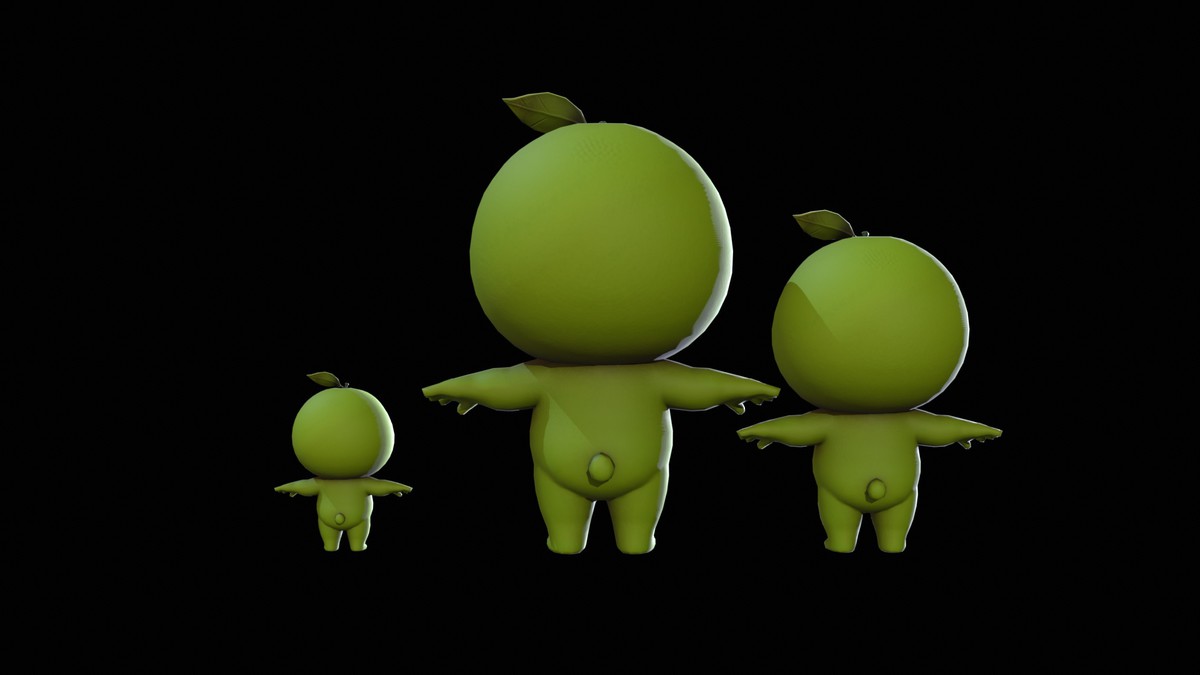 Chibi Fruit Orange