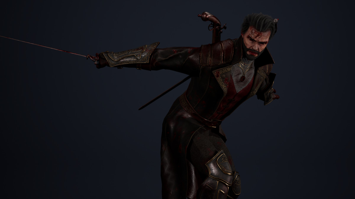 Vampire Monster Character – Dark Fantasy Hunter | Horror Enemy