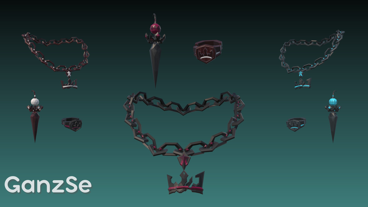 GanzSe Jewelry - Fantasy Low Poly Pack