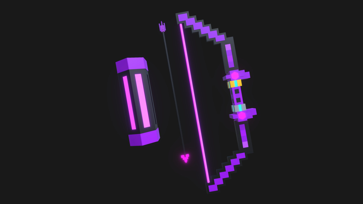 Stylized Voxel Medieval Weapons Pack