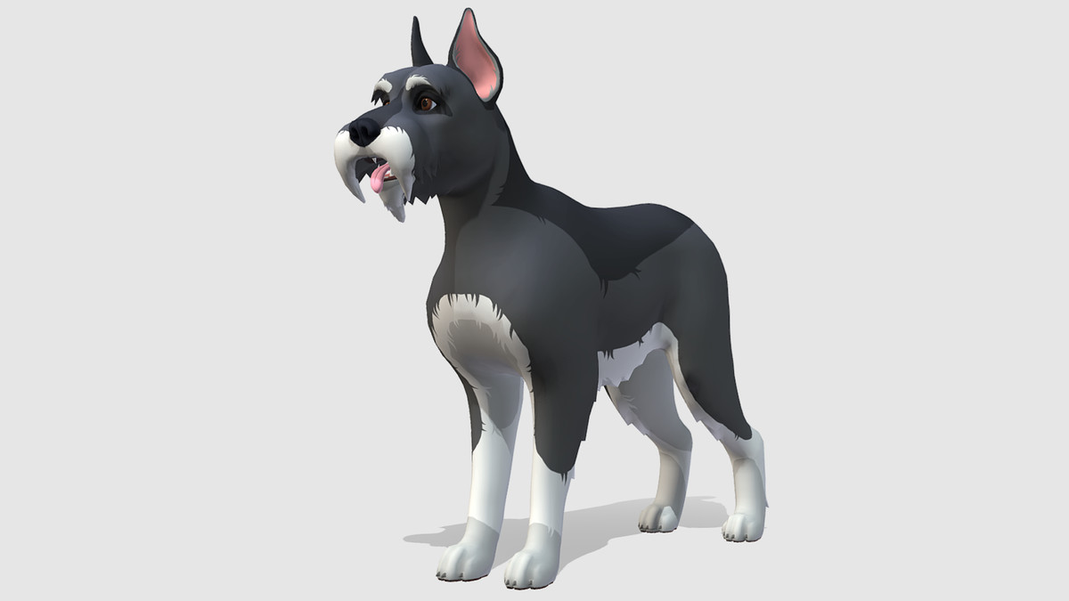 Cartoon Dog - Schnauzer