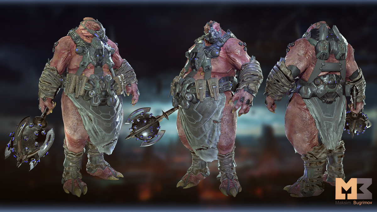 Charater Alien Warrior 02