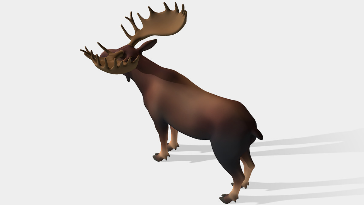 Cartoon - Moose