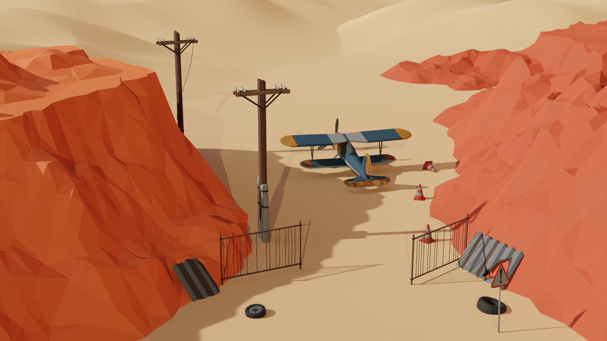 Desert Environment pack - Low Poly 3D