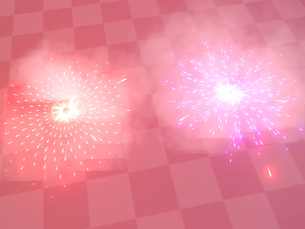 Fireworks Vfx & 3d models