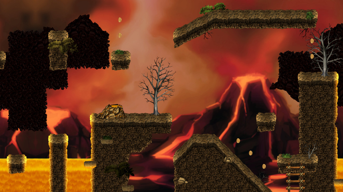 Volcano - Platformer Tileset