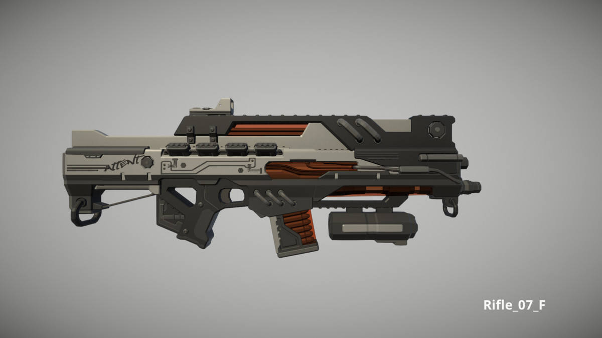 Cyberpunk Armory - Low Poly