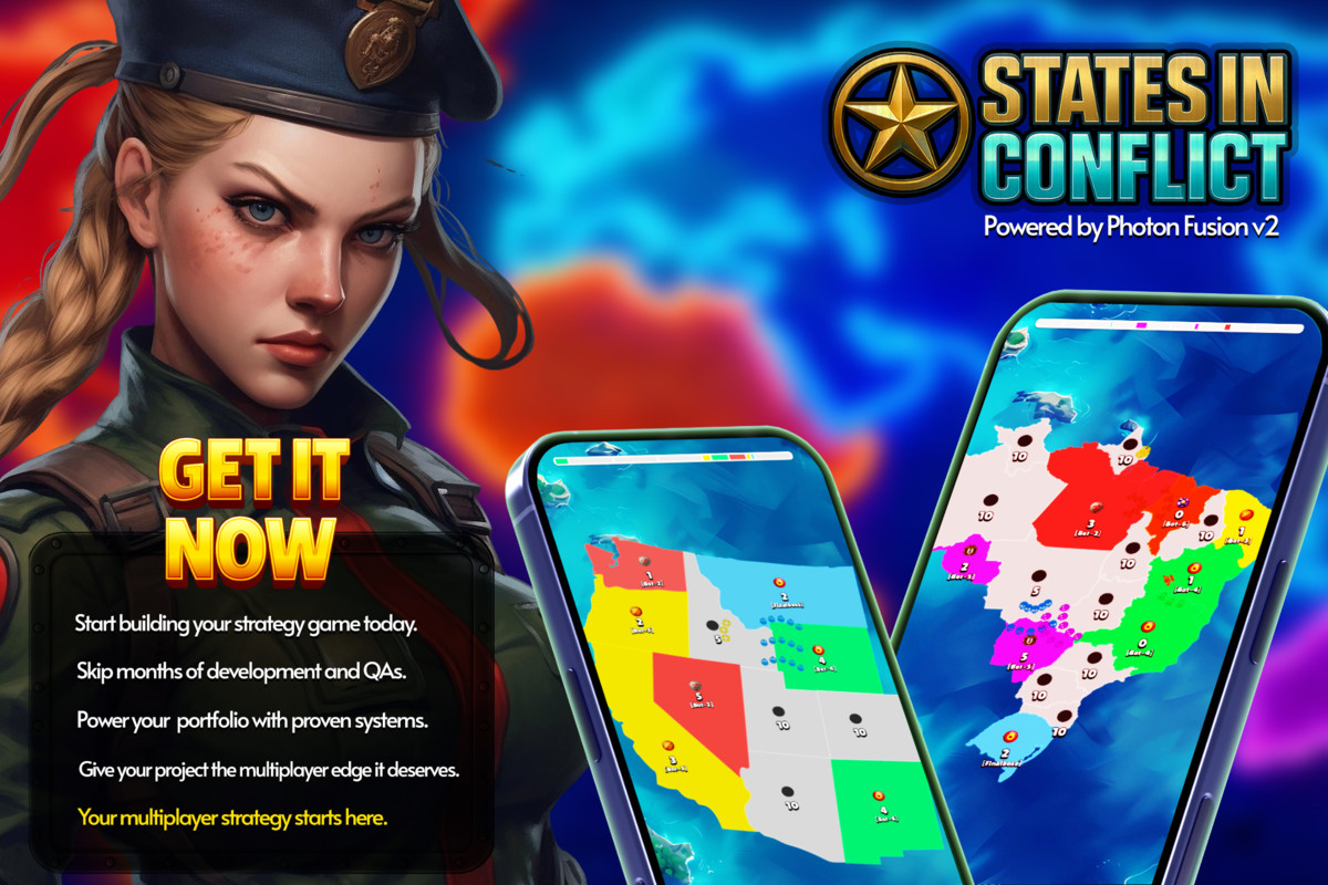 States in Conflict – State.io Multiplayer Strategy (Photon Fusion 2)