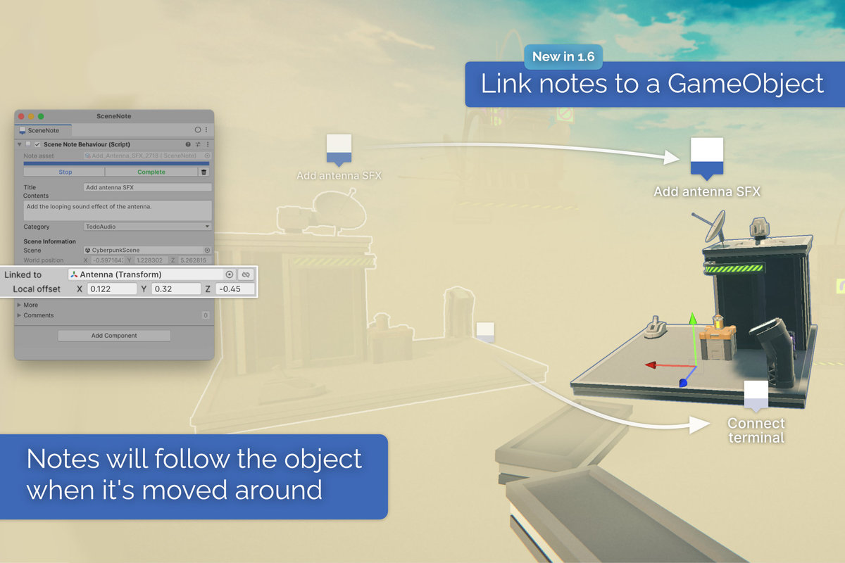Scene Notes for Codecks - Tasks, Issues, Annotations