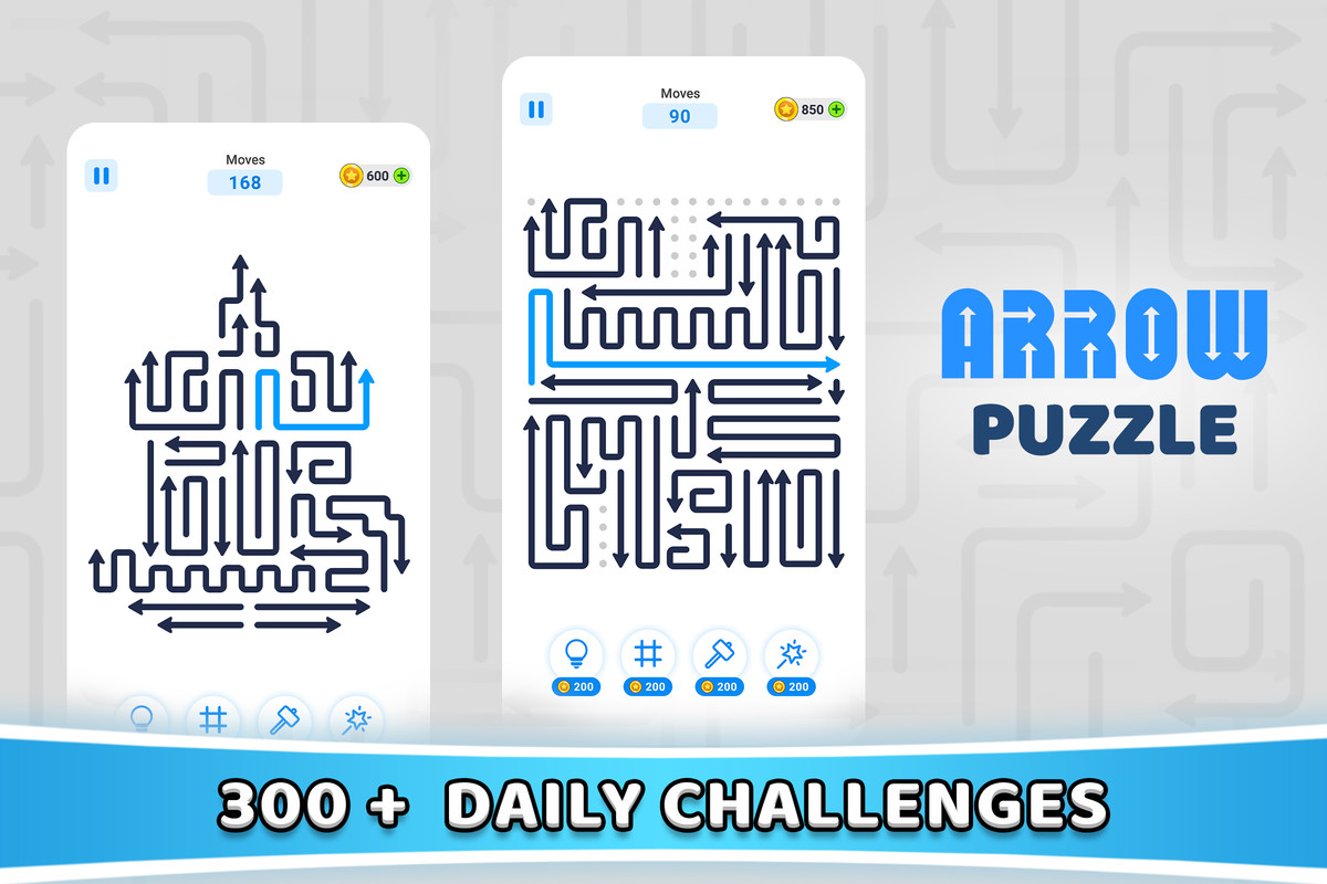 Arrow Puzzle Game - Complete Game Template (1000+ Levels & 350+ Daily Challenge)