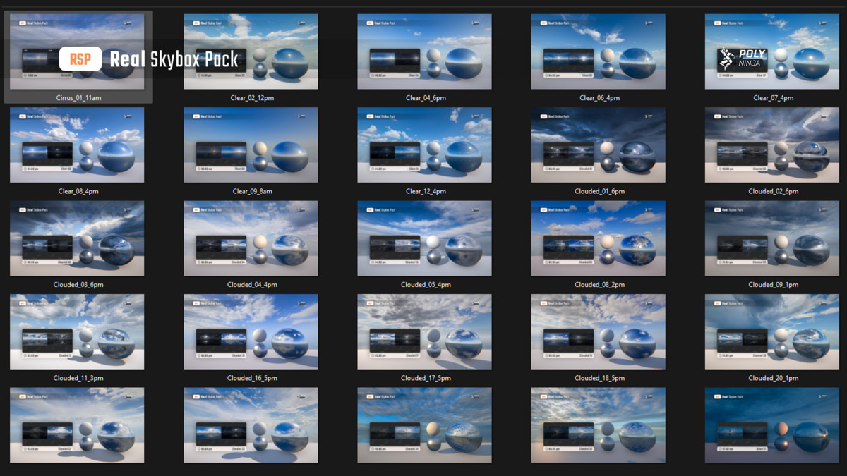 Real Skybox Pack - Lighting and Baking