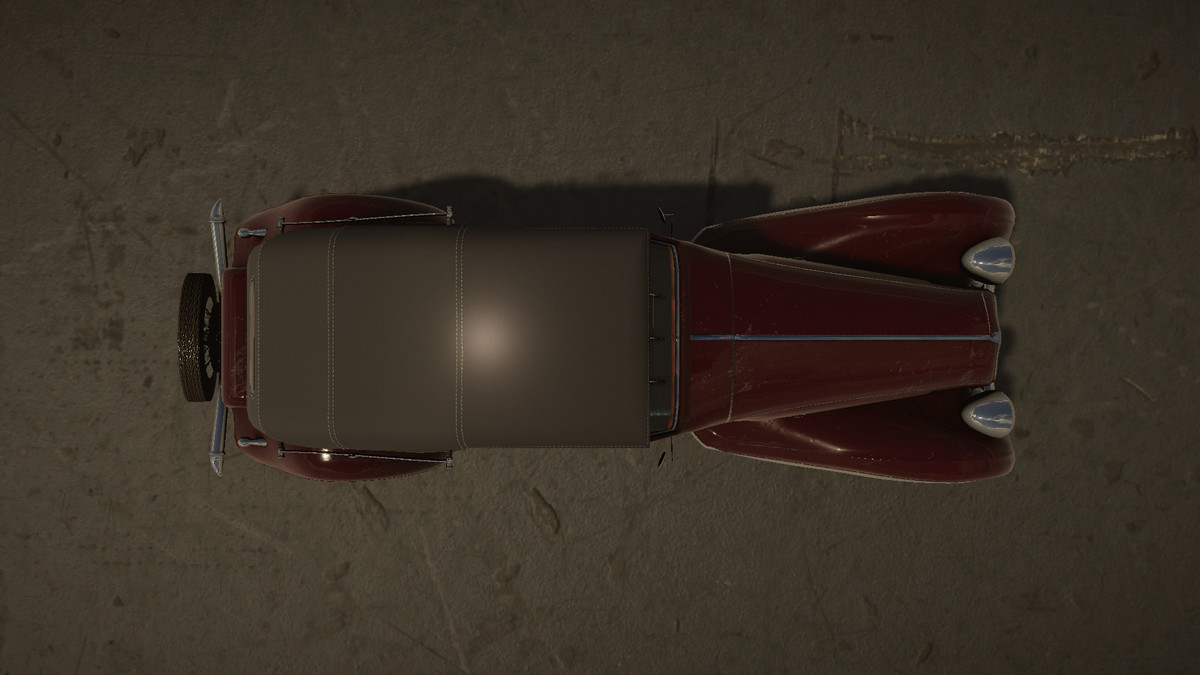 Vintage Roadster 1930s – Classic Convertible Car Asset