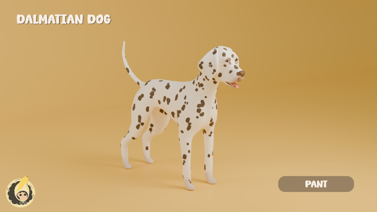 Animated Dalmatian Dog
