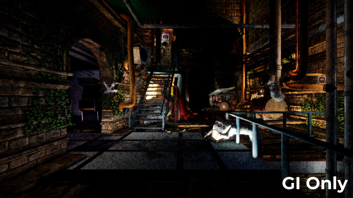 Ray Traced Global Illumination for GigaLights