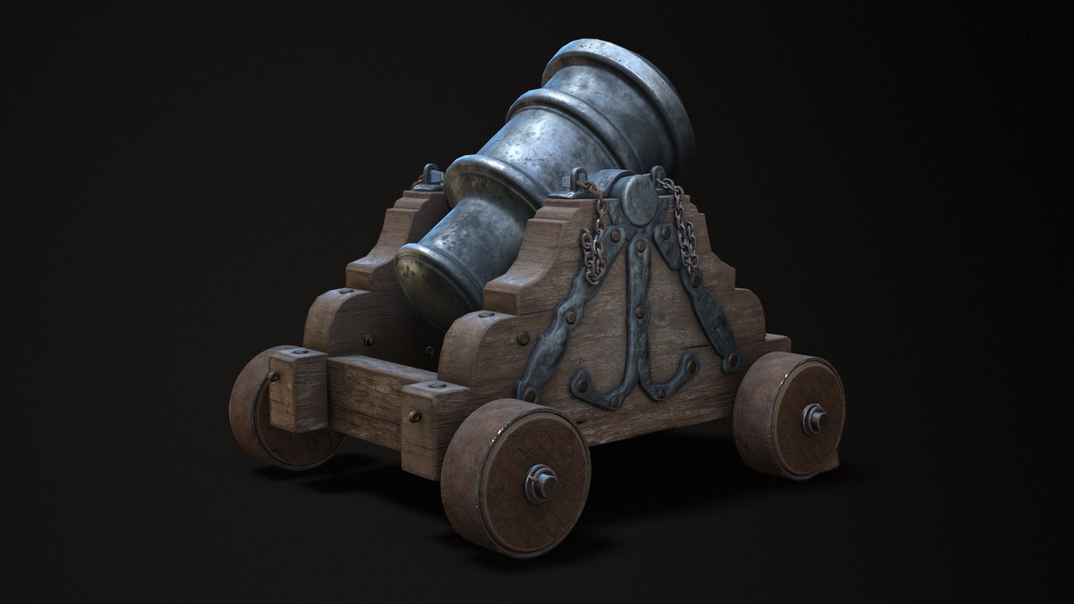 Mortar Medieval Cannon