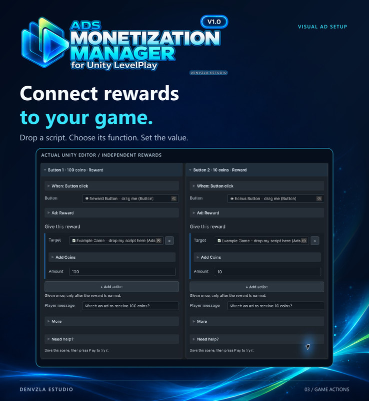 ADS Monetization Manager for Unity LevelPlay