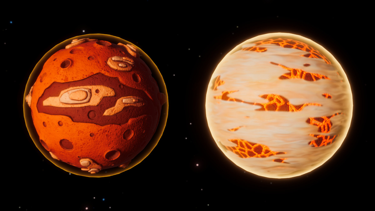 16 Stylized Planets Pack