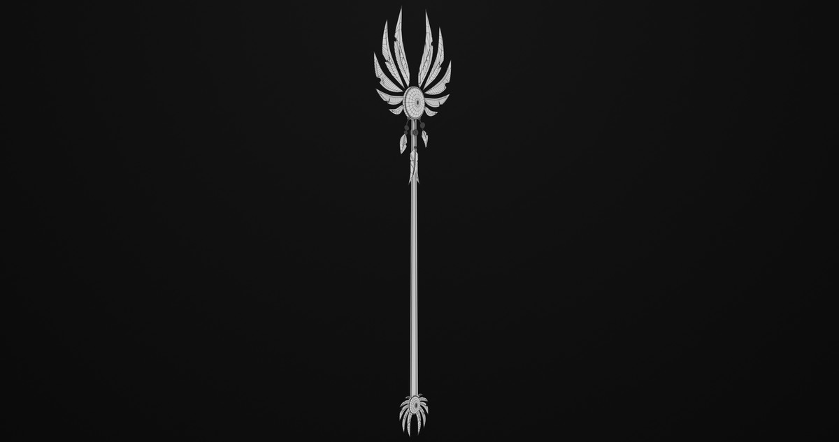 Fantasy Trident 08 URP HDRP Textures