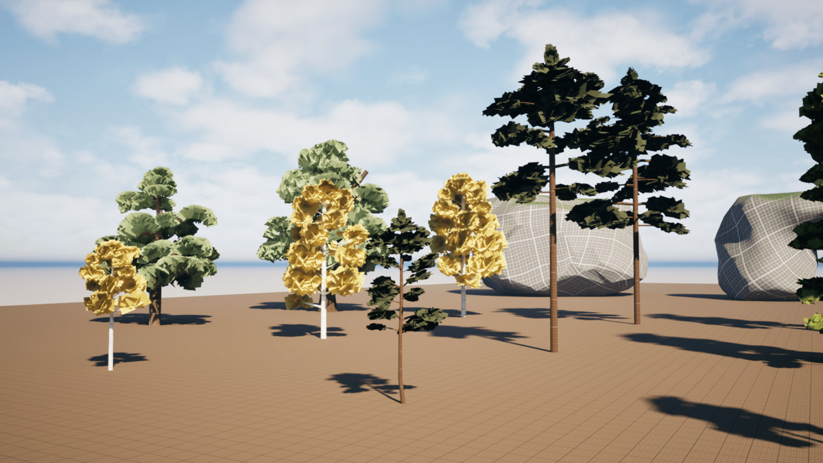 Forest Starter Blockout Kit - 60 Assets Modular Pack for Level Design