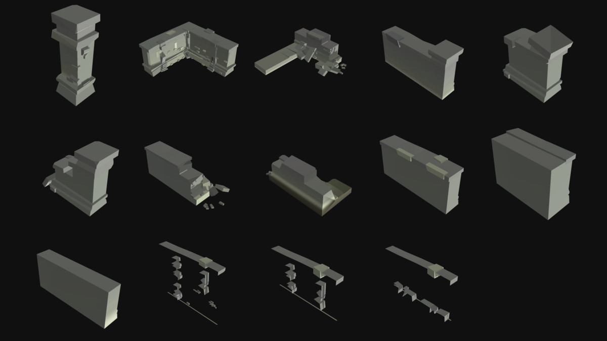 Gravefield Cemetery Kit - PRO (800+ assets)