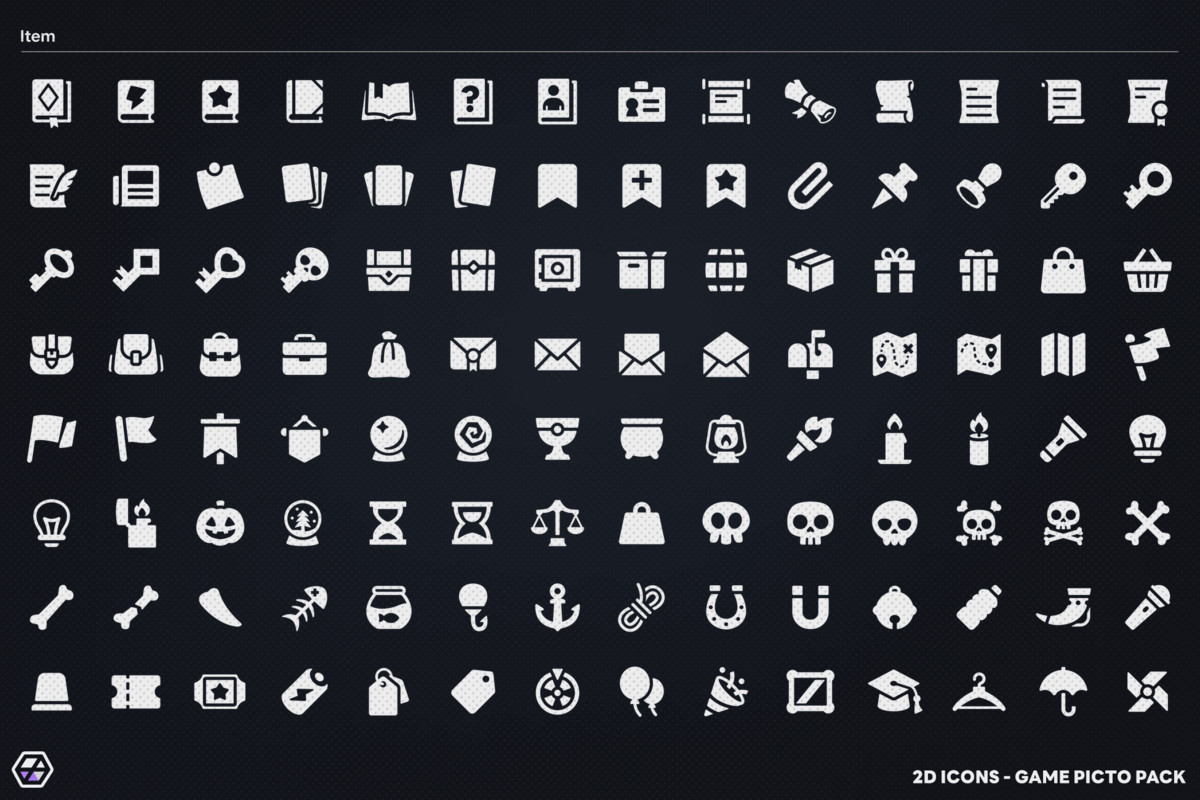 2D Icons - Game Picto Pack