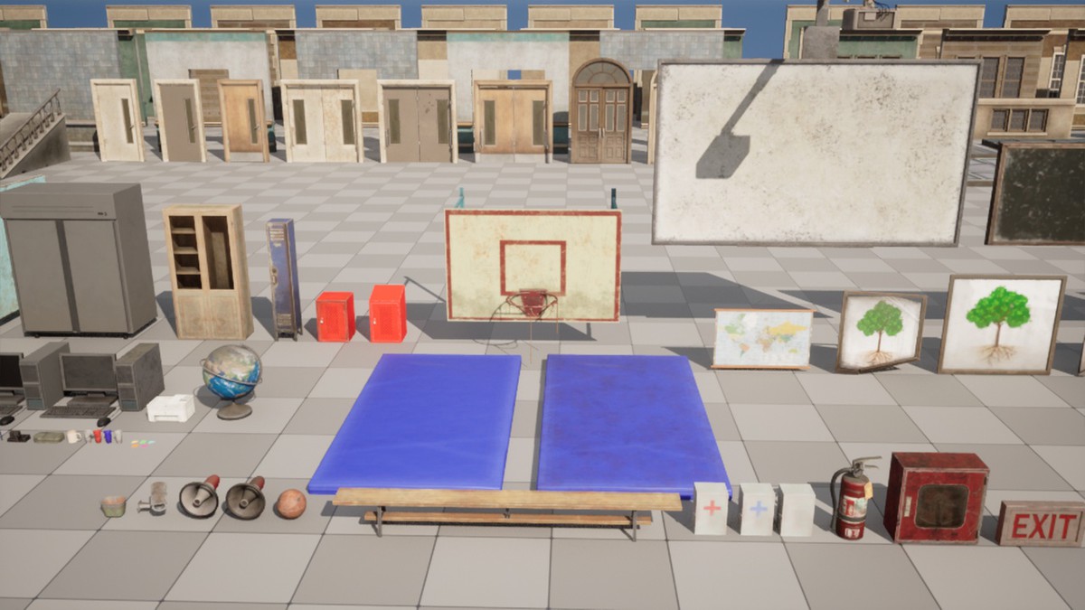 School Destroyed Modular