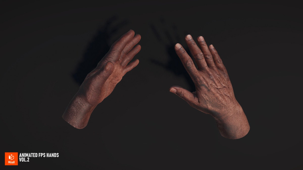Animated FPS Hands Vol.2