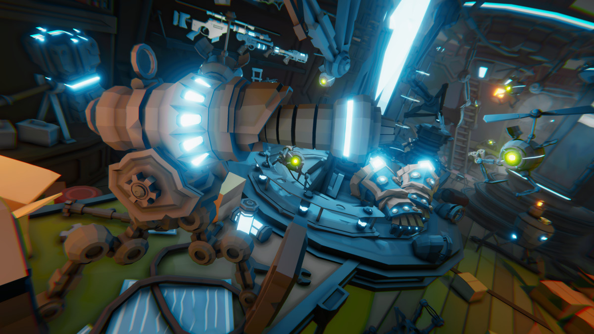 STYLIZED Fantasy Magitech Laboratory - Low Poly 3D Art
