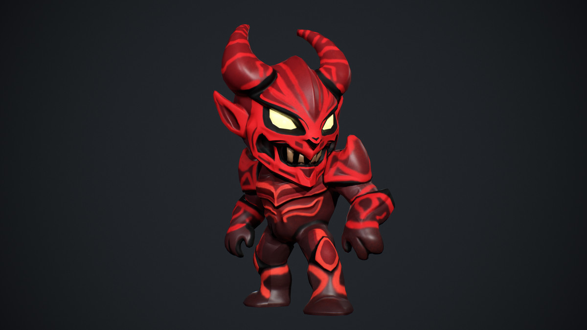 Demon Low Poly
