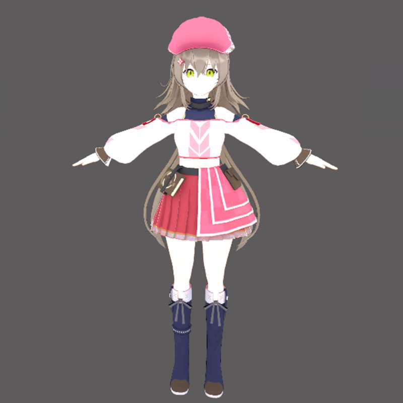 Anime Character Cap Girl