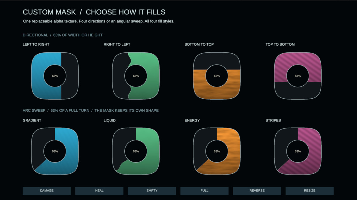 Modular Health Bars & UI Meters