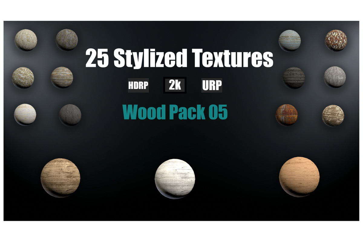 Stylized Wood Textures Mega Pack