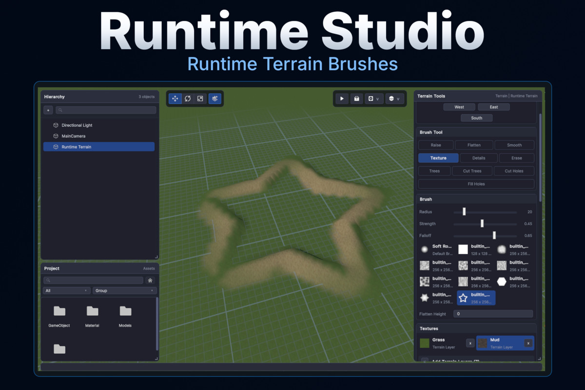 Runtime Studio – Terrain Editor